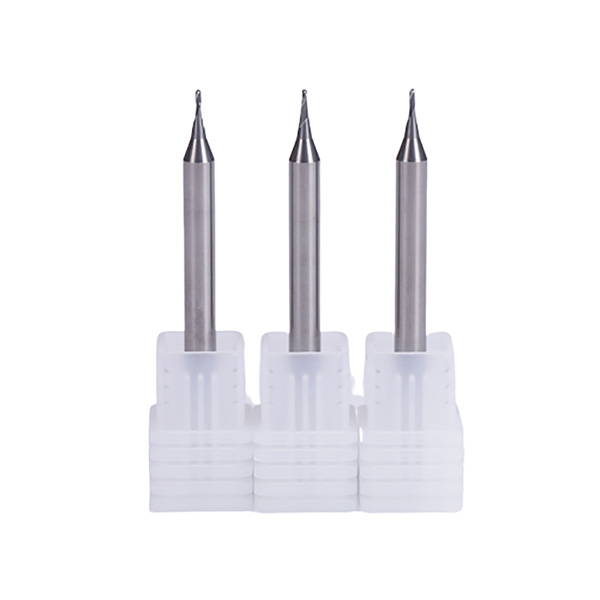 Fresas de punta esférica de carburo de tungsteno de 2 microcanales para aluminio
