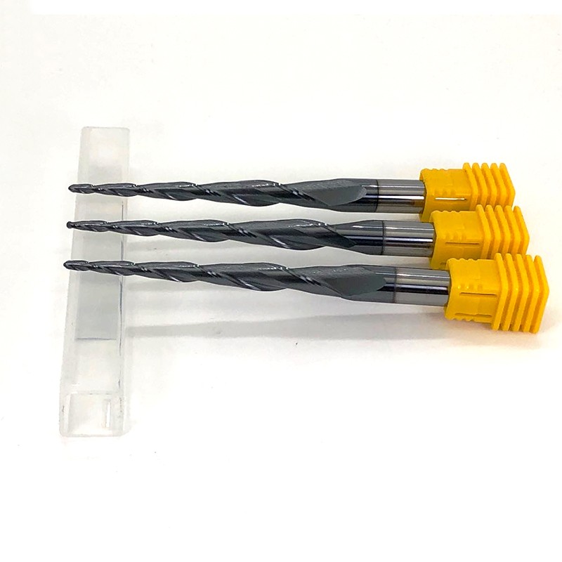 Carbide 10mm Coated Tapered Ball Nose End Mill