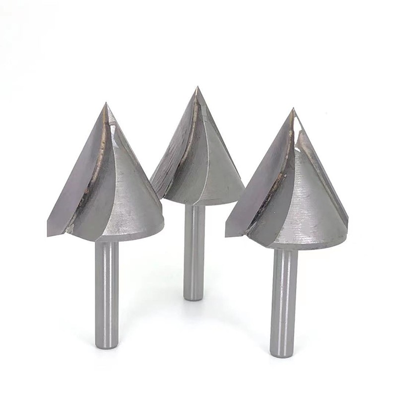 Carbide Woodworking 3D CNC Router V Shape End Mill