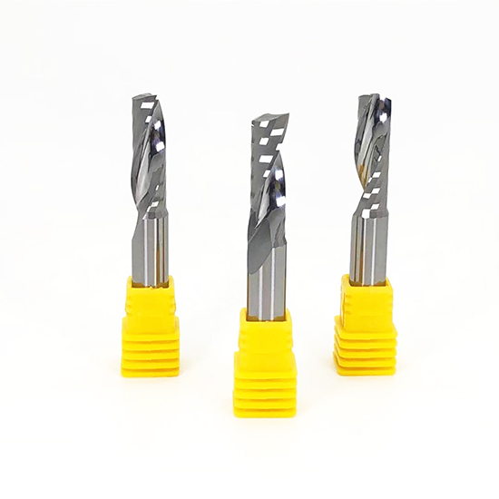 Brocas para enrutador CNC de carpintería de una sola flauta con pulido de carburo