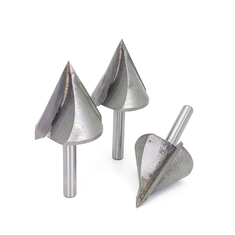 Carbide Woodworking 3D CNC Router V Shape End Mill