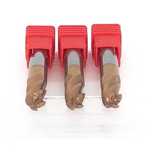 Carbide 4 flute ball nose cutter